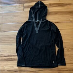 Size large smartwool sweater with hood
